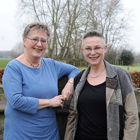 Caroline Steenbergen en Tineke Veenstra